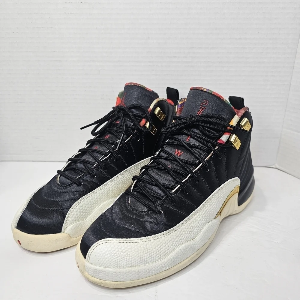 Air Jordan 12 Retro CNY GS Chinese New Year BQ6497 006 Youth Size 6.5 Y